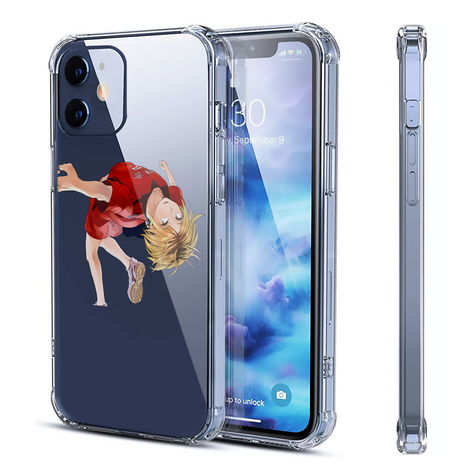 （画像用） ハイキュー!! Haikyu!! 【iPhone 12シリーズ対応】透明スマホケース（クリアソフトケース）